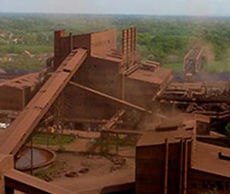 image of serbia steel mill