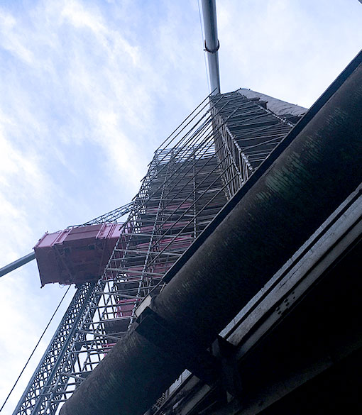 image of complex industrial scaffolding