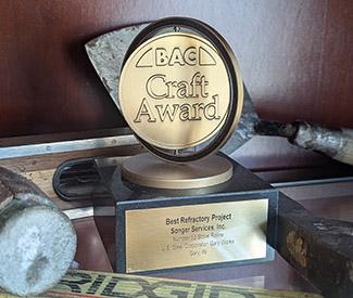 image of 2025 BAC Best Refractory Project Award