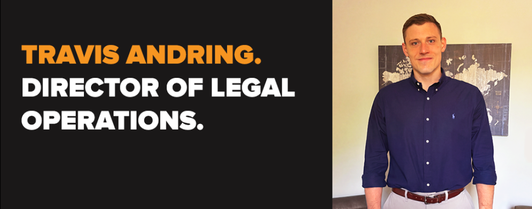 Travis Andring. Director of Legal Operations.