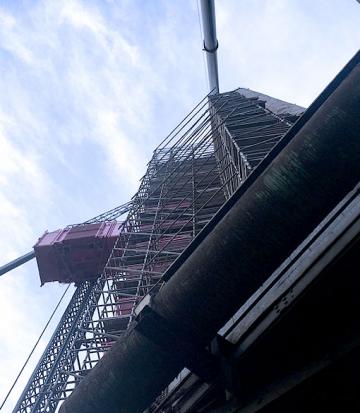 image of complex industrial scaffolding